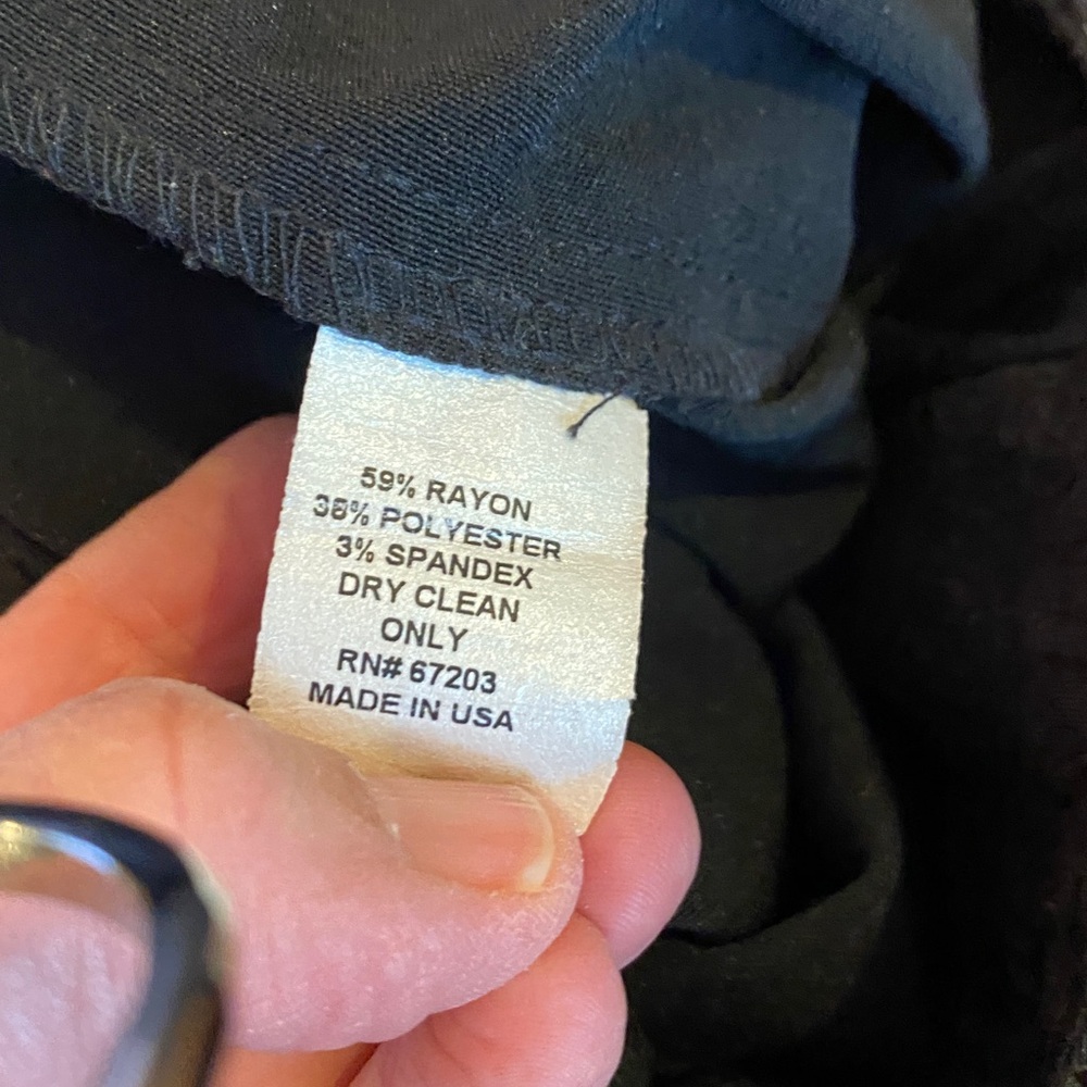 Cach’e Womens Black Patterned Pants - image 4